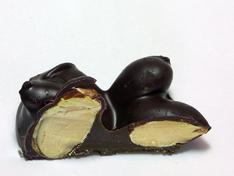 Photo of inside of See’s® Dark Almonds